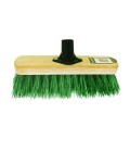 12'' Kingswood Green Or Red PVC Bristle Brush Head 51063 (Parcel Rate)