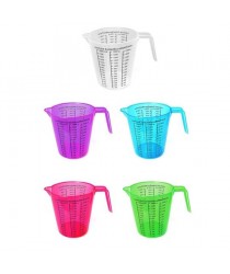 1.5L Plastic Measuring Jug In Green Blue Purple Red & Clear Kitchen/Catering 3512 (Parcel Rate)
